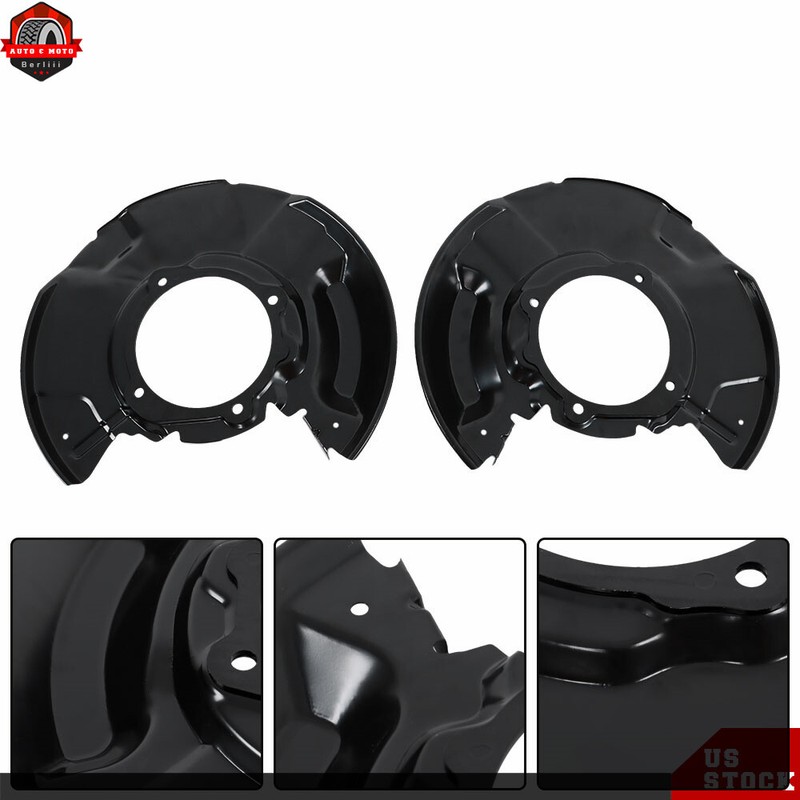 Front LH & RH Brake Dust Shields Set 47704-35091 For Toyota 4Runner 1996-2002 gallery
