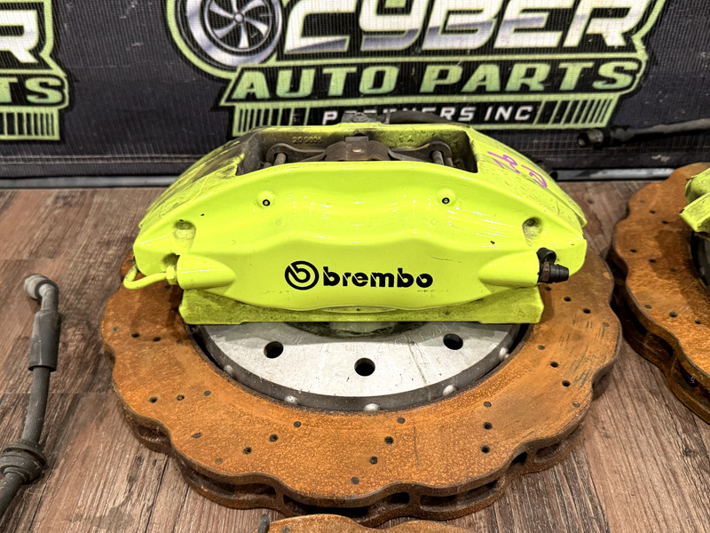 2014-15 AUDI R8 V10 FRONT REAR LEFT RIGHT ROTORS & CALIPERS SET OEM *READ!* gallery