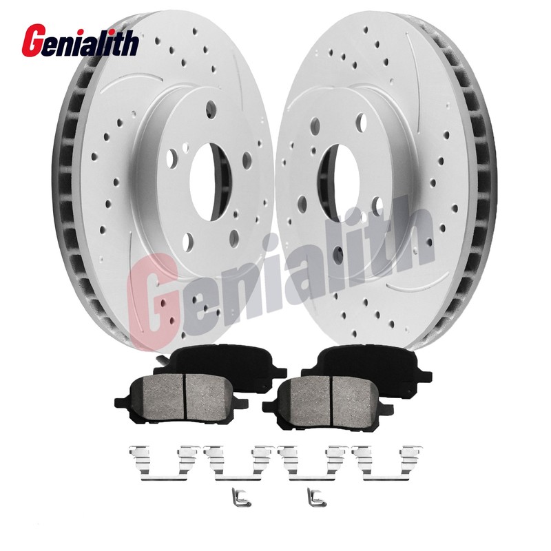 Front Brake Rotors Brake Pads Kits for 1998-2004 Toyota Avalon 1997-2001 Camry