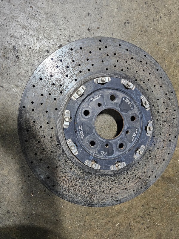 2009-13 Chevy Corvette Z06 ZR1 R Front Carbon Brake Rotor OEM GM Brembo