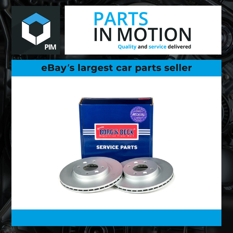 2x Brake Discs Pair Vented fits DACIA LOGAN PICKUP Front 1.4 1.6 1.5D 2008 on