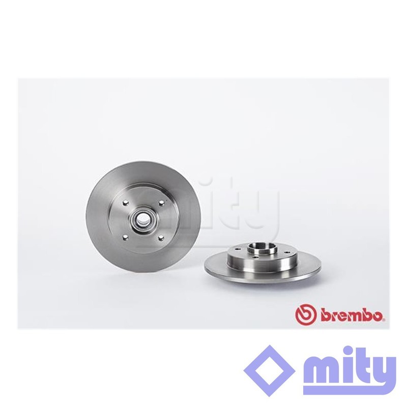 Fits Peugeot 307 207 208 2008 Citroen DS3 C3 C4 Brake Disc Rear Mity