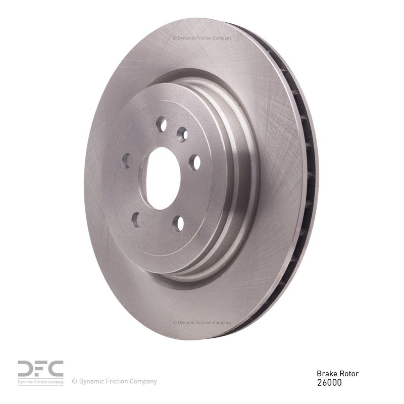 Dynamic Friction 600-26000 Disc Brake Rotor For 12-16 Tesla S X