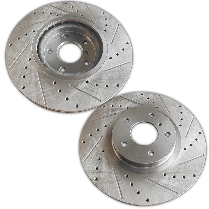 Front Drilled Disc Brake Rotor for Infiniti G35 G37 Q70QX70 Nissan Murano Maxima