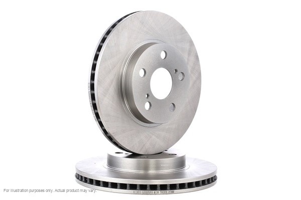 2x APEC Front Brake Discs for TOYOTA PRIUS 2008-16 255mm Vented SDK6662 gallery