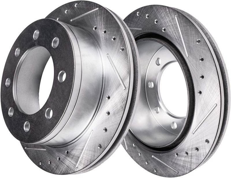 2WD 8-Lug Rear Brake Pads Rotors for 2005-2012 Ford F-250 Super Duty gallery