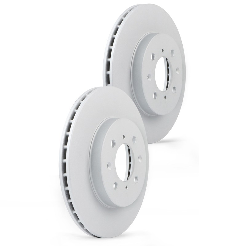 New 2PCS Front Coated Vented Disc Brake Rotor Fits Honda Fit, Insight gallery