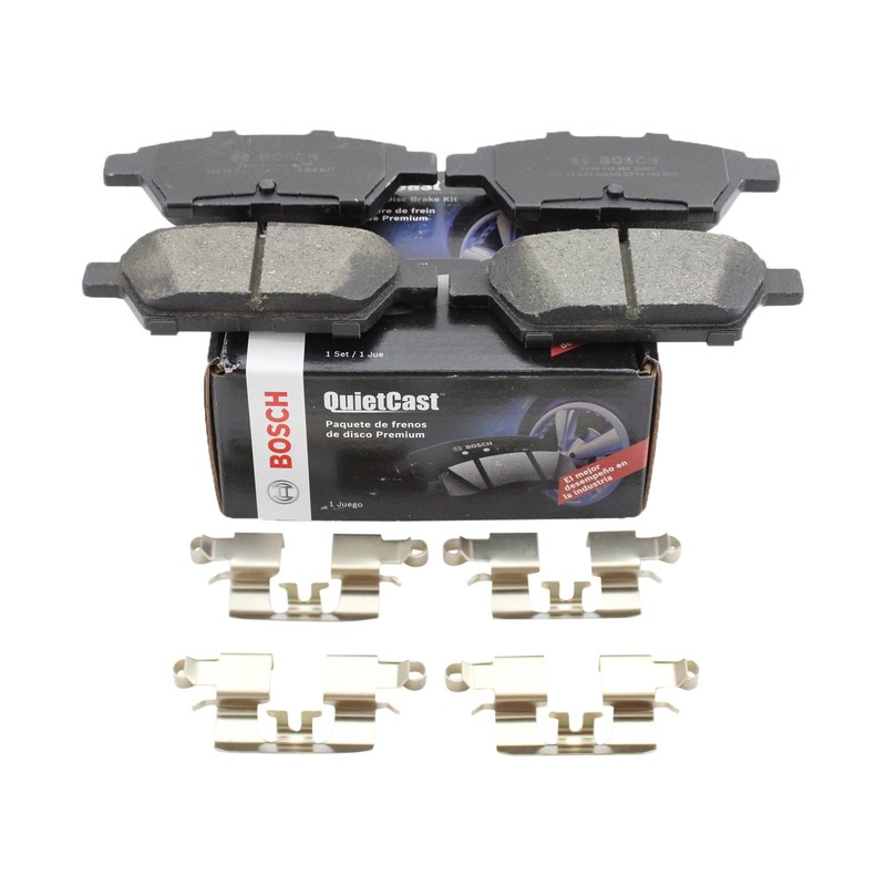 DuraGo Rear Rotors Bosch QuietCast Ceramic Disc Brake Pad Kit For 6 Fusion Milan gallery