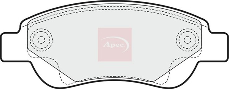 Apec Blue Front Brake Discs and Pads Set for PEUGEOT 107 1.0 (2005–2014) gallery
