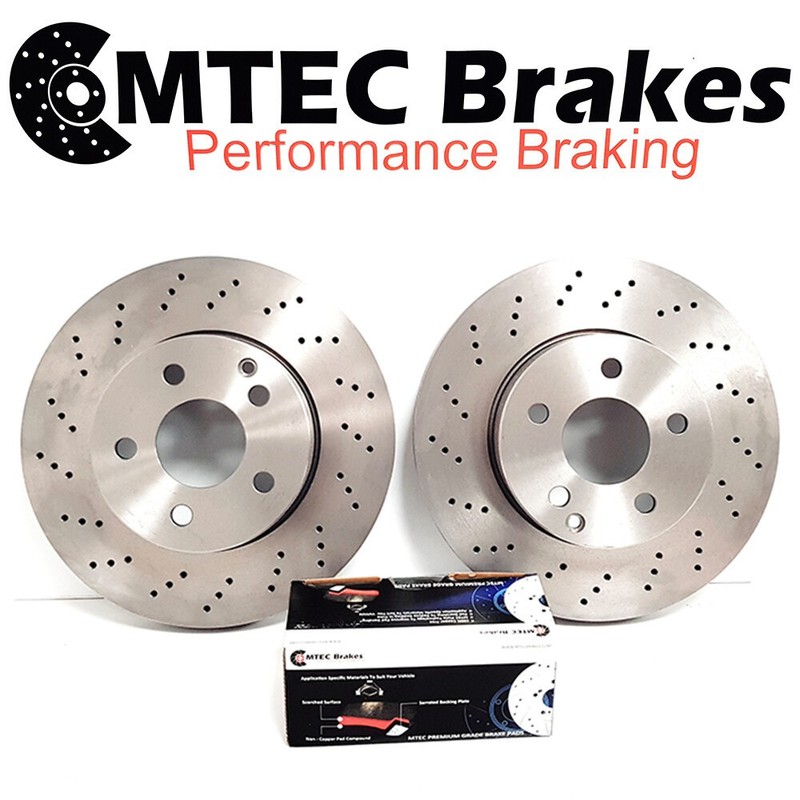 Mercedes-Benz C180 CGI S204 09-11 Front Brake Discs & Pads Tec