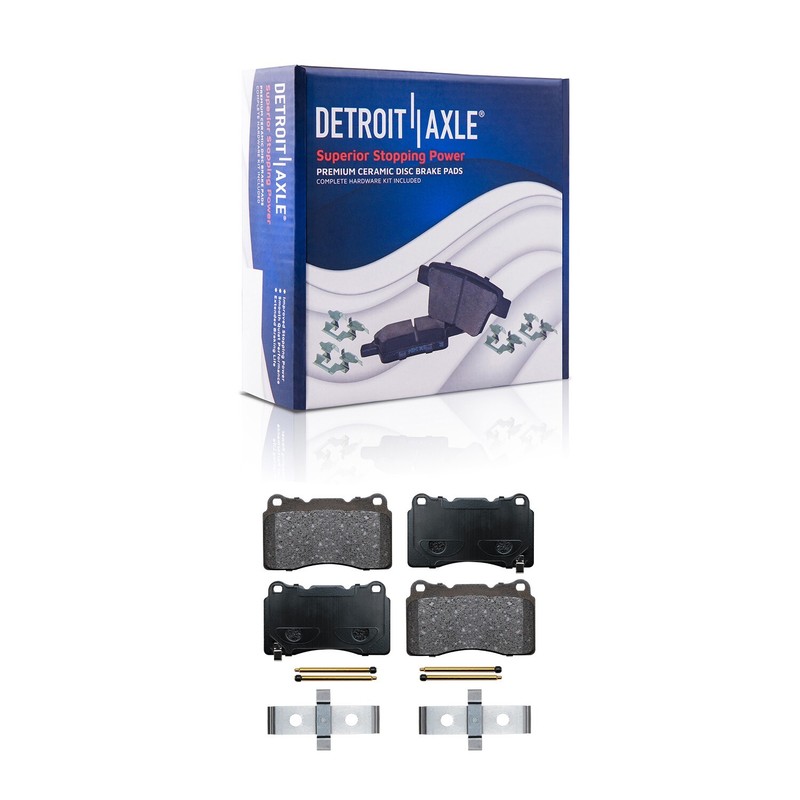 Front and Rear Rotors Ceramic Pads for Buick Regal with Brembo Front Calipers gallery