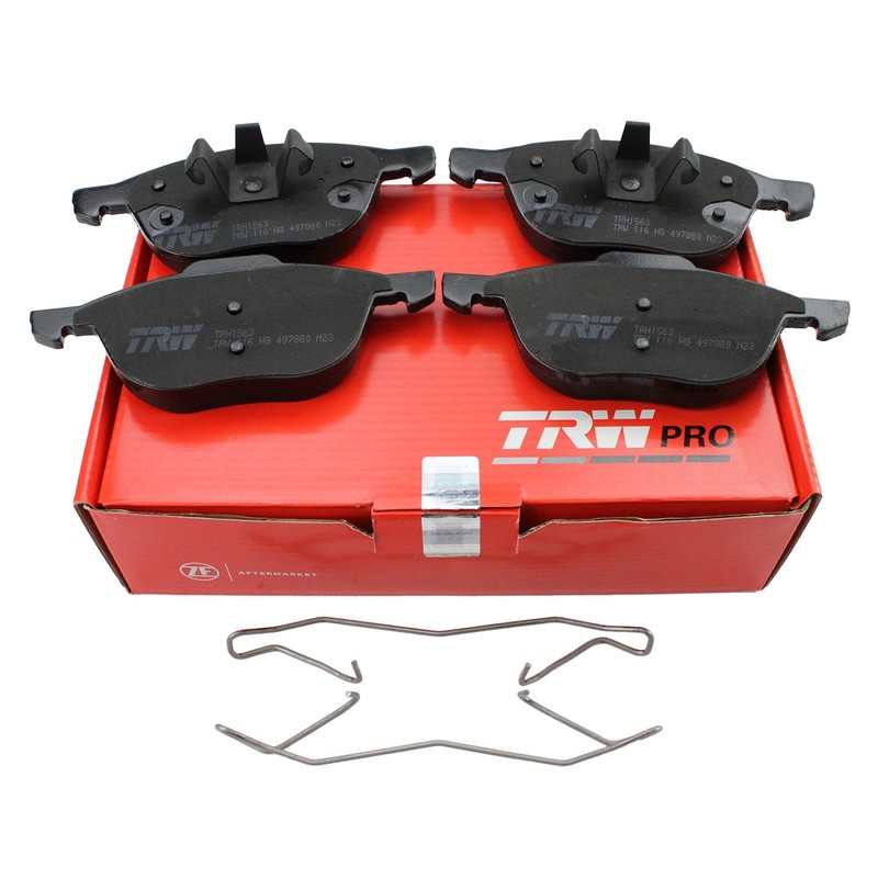 DuraGo Front Rotors TRW Pro Low-Metallic Disc Brake Pads Kit For C-Max Escape L4 gallery