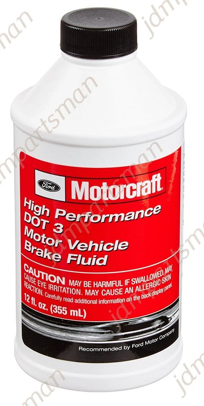 Motorcraft (3x) Power Steering Fluid & (2x) DOT 3 Brake Fluid 12 fl oz fits Ford gallery