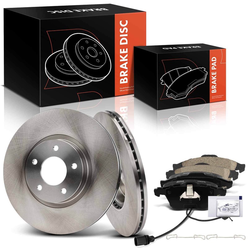 6x Front Disc Brake Rotors & Ceramic Brake Pads for Mazda 3 2007-2013 Mazdaspeed