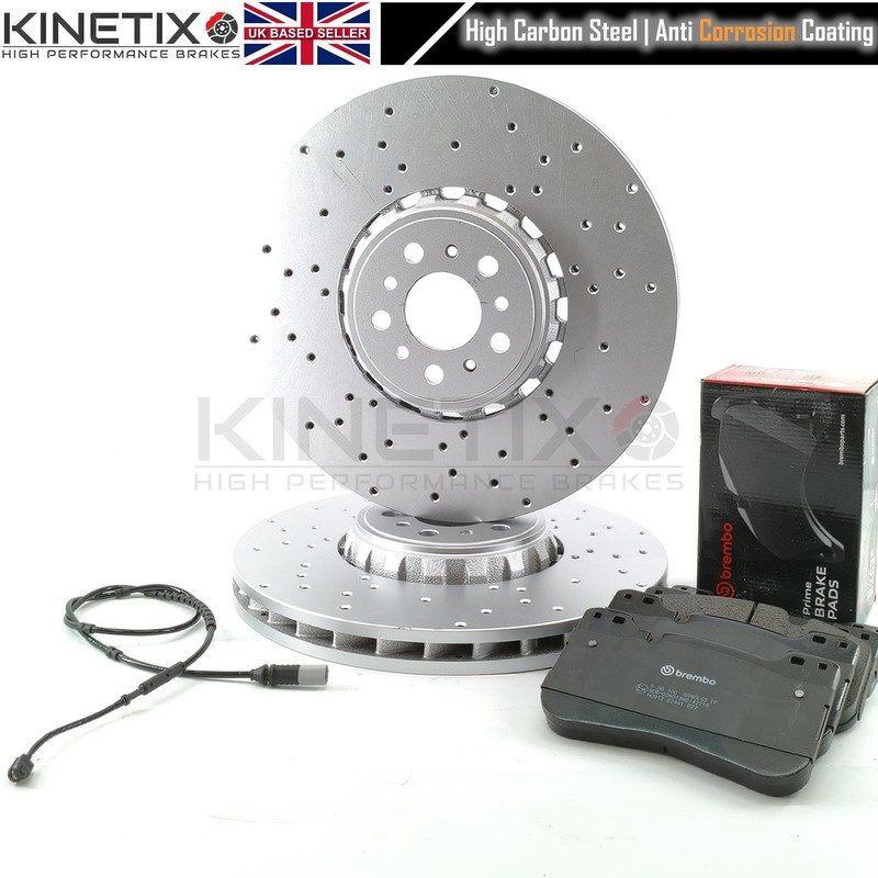 FOR BMW M5 F90 M8 F91 F92 F93 COMPETITION FRONT BRAKE DISCS BREMBO PADS 395mm gallery