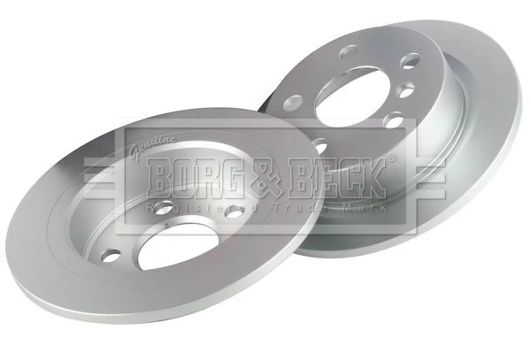 Borg & Beck BBD5426 Rear Brake Discs Pair 259mm Solid Fits MINI 34216799383 gallery
