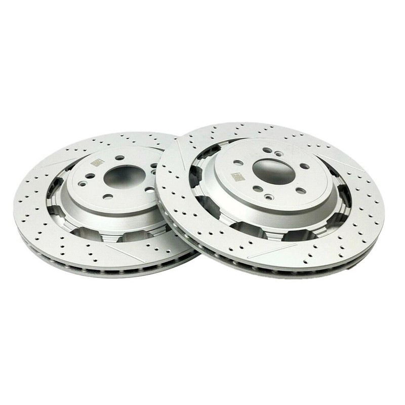 Brake Rotor Kits Front & Rear For Mercedes Benz S63 & S65 AMG 2014-2020 gallery