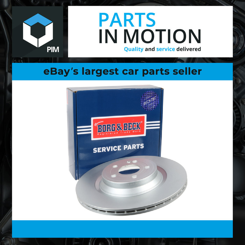 2x Brake Discs Pair Vented fits MERCEDES GLE450EQ W167 3.0 Rear 2018 on M256.930
