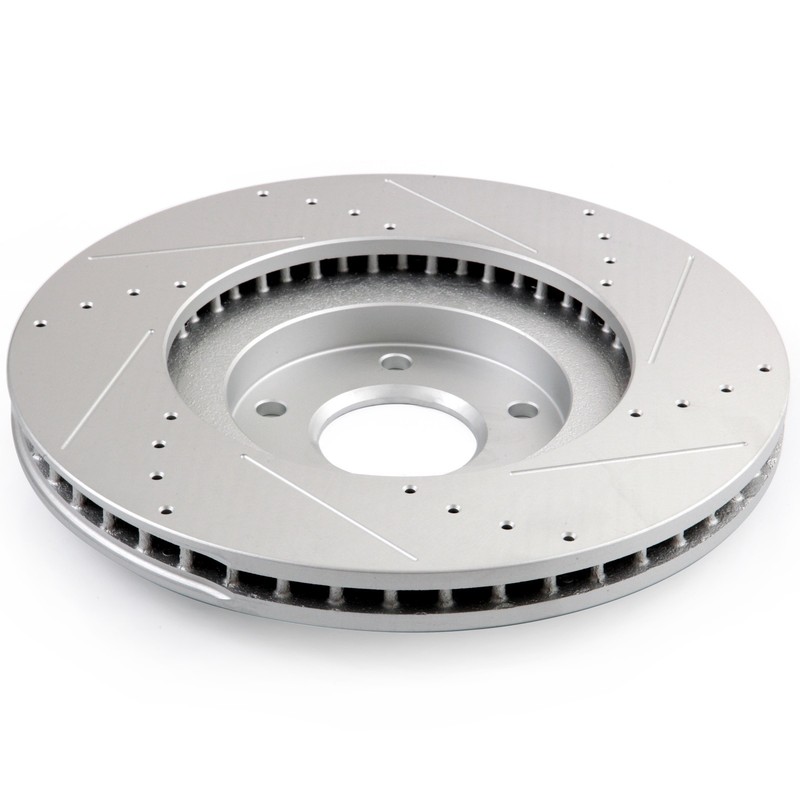 Drilled Front Rear Brake Rotors For Infiniti M37 M56 / Infiniti Q70 QX70 Nissan gallery