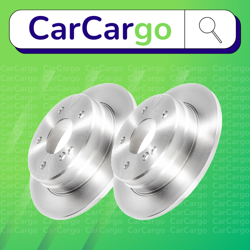 Premium Solid Rear Brake Discs Mercedes C-Class C 250 D 1993-2000 259 mm