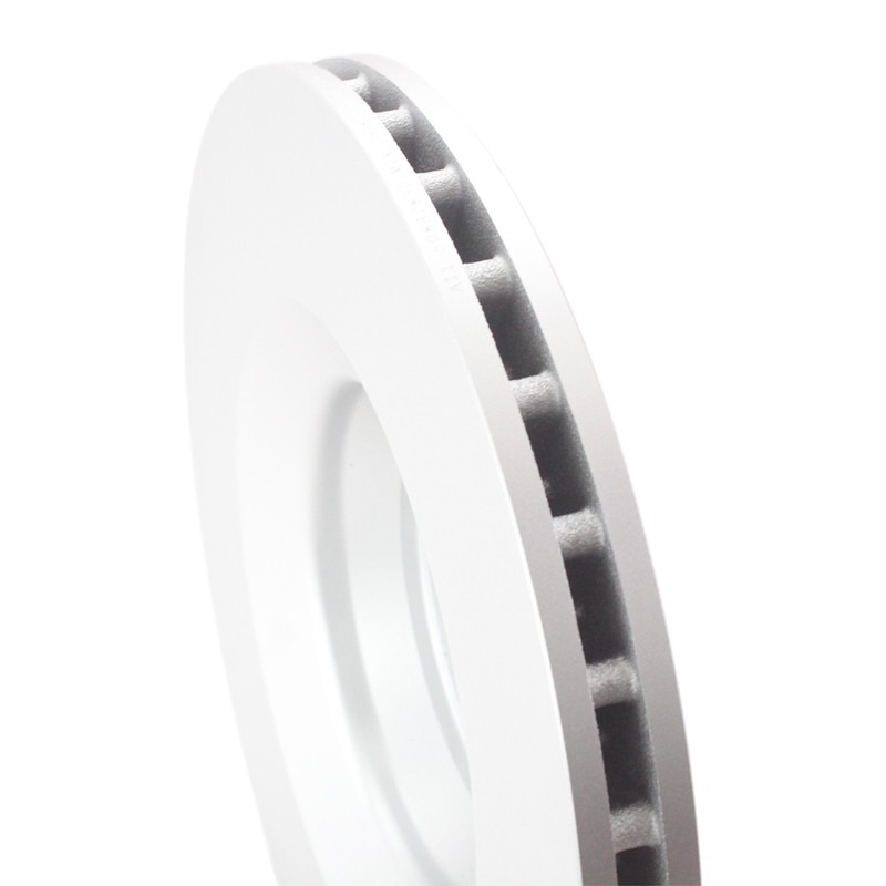 Hella 347mm Front Coated Vented Disc Brake Rotor For Audi A6 Quattro gallery
