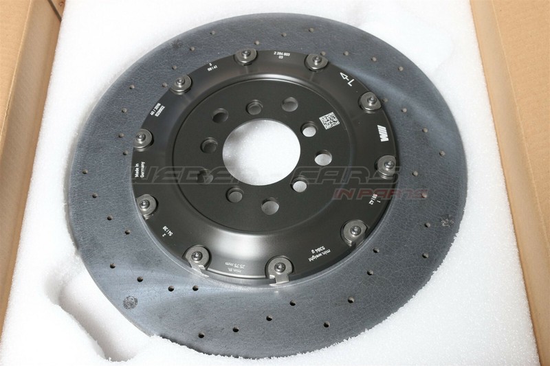 2284803 Carbon Ceramic Brake Disc 396X26MM Rear Left OEM BMW M5 F10 M6 F12 gallery