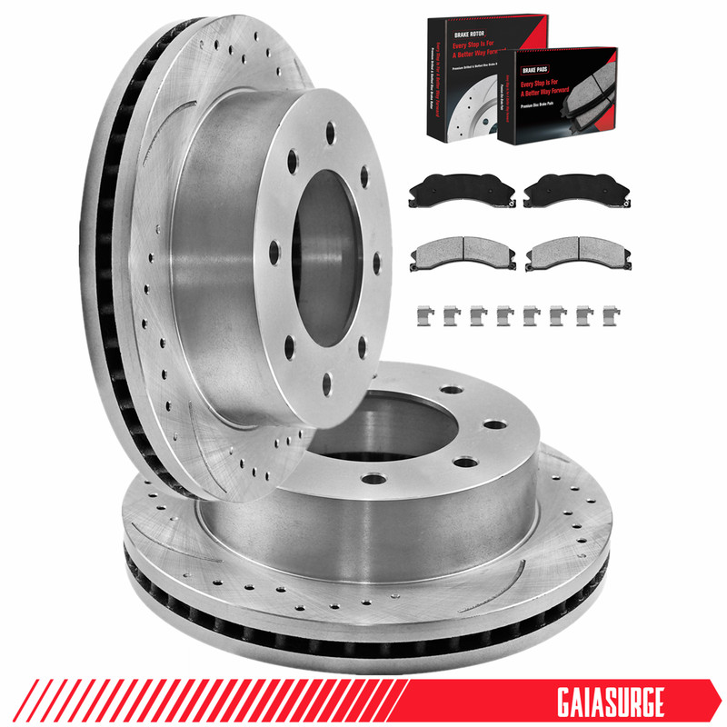 Front Rotors Brake Pad for 2011 – 2019 Chevy GMC Silverado Sierra 2500 3500 HD