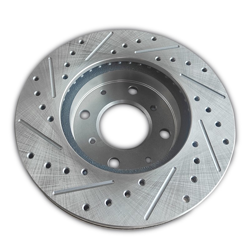 9.45 inch Front Drilled Brake Rotors Pair for 1990-2000 Honda Civic del Sol CRX gallery