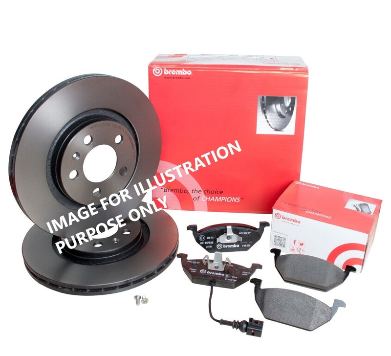 FOR SEAT Ibiza 2.0 TDI 143 6J BREMBO FRONT BRAKE DISCS 288MM & BRAKE PADS SET