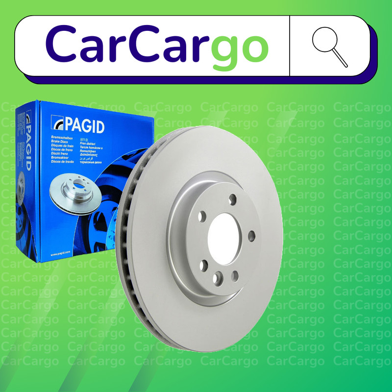 Pagid Vented Front Brake Discs VW Transporter 2.5 TDI 4motion 2004-2009 333 mm