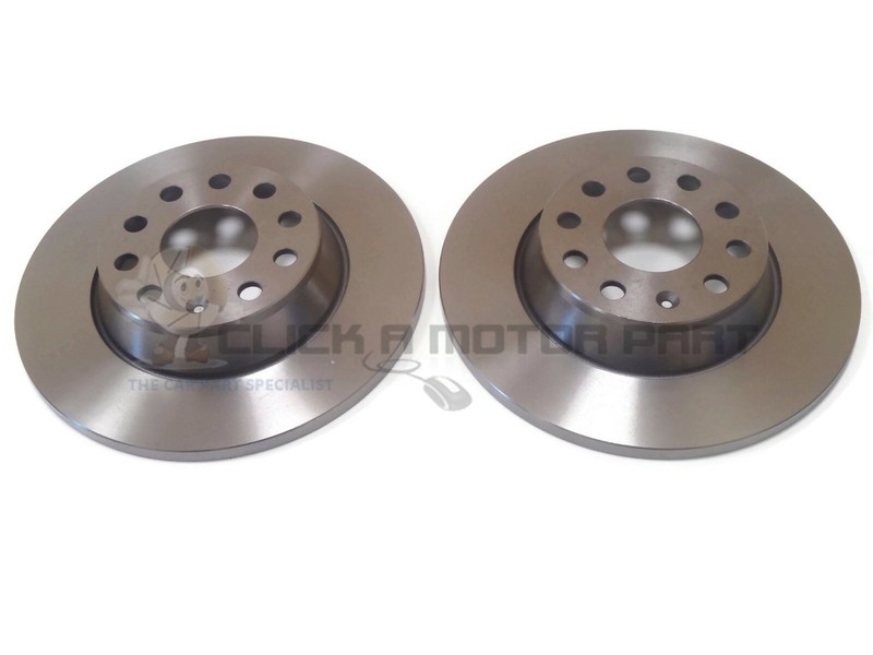 SKODA SUPERB 1.8 2.0 TDi 2008-2015 REAR 2 BRAKE DISCS SET (282mm ONLY CHECK SIZE
