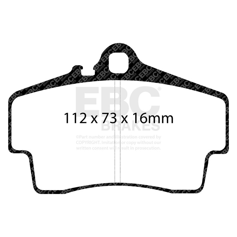 EBC Bluestuff Brake Pad 5000 Series TrackDay Set For Hyundai Kauai N i30 N Kona gallery