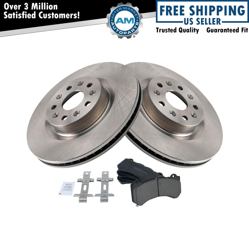 Front Brake Pad & Rotor Kit Ceramic Fits 2018-2022 Chevrolet Camaro