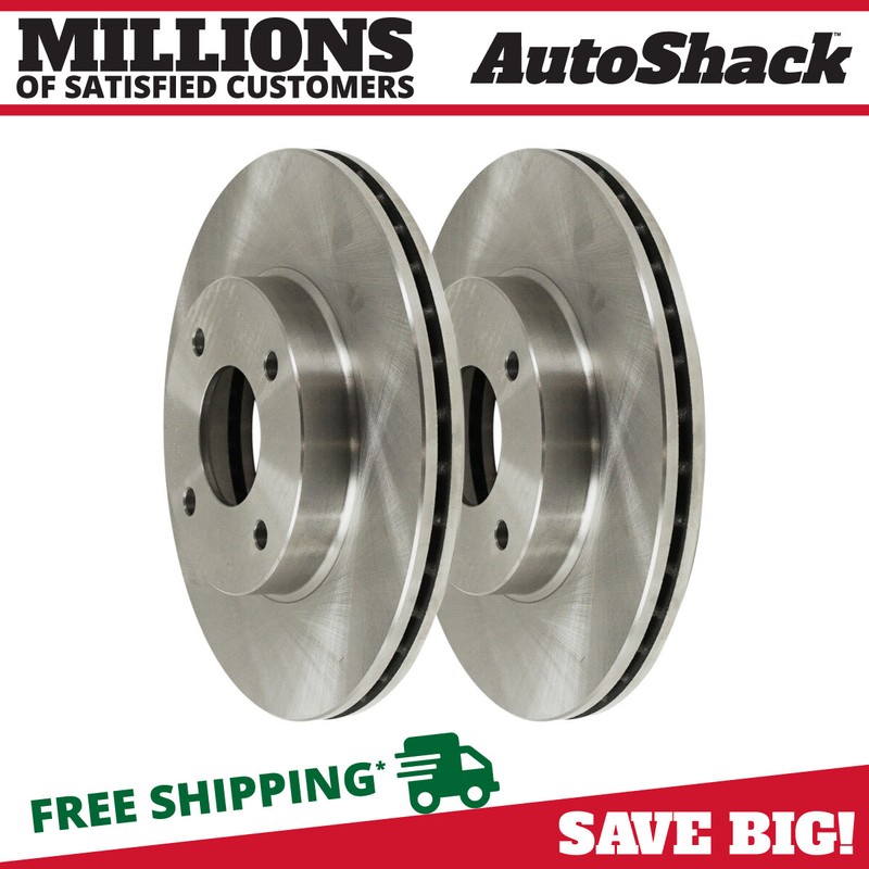 Front Brake Rotors Pair 2 for 2000-2003 2004 2005 2006 Nissan Sentra 1.8L 2.5L