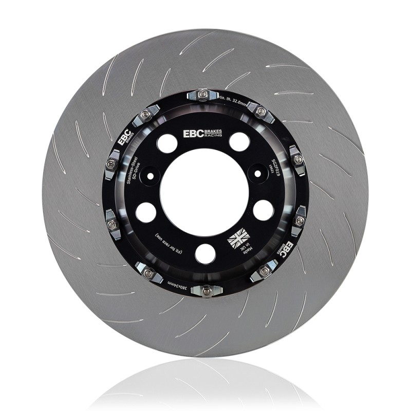EBC SG2FC7520 2-Piece Slotted Front Brake Rotors for 2010-2015 Chevrolet Camaro