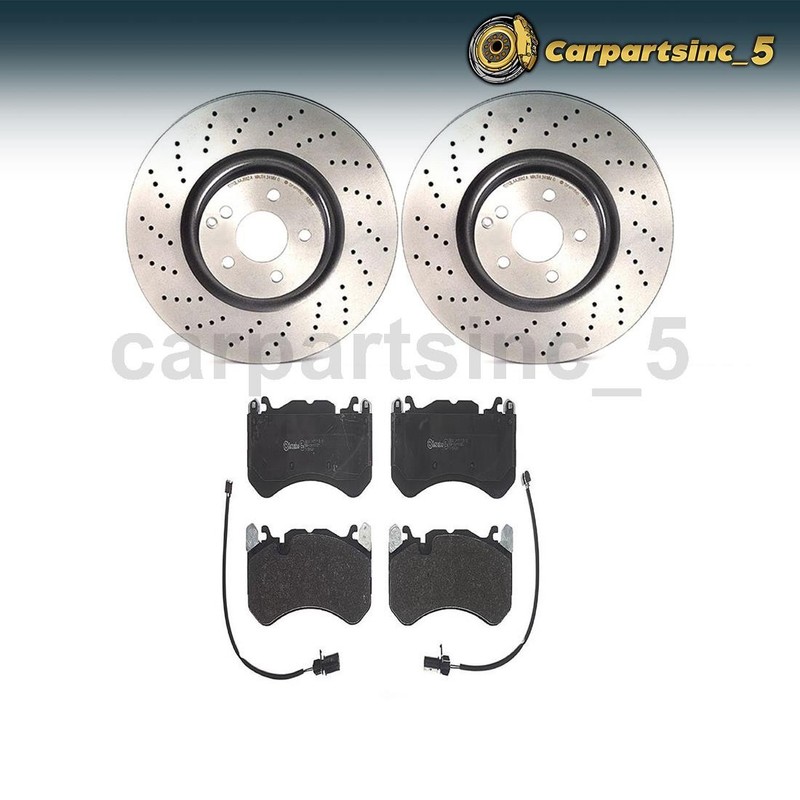 Brake Pad Brake Rotor Front Fits Mercedes-Benz SL600 Mercedes-Benz SL65 AMG