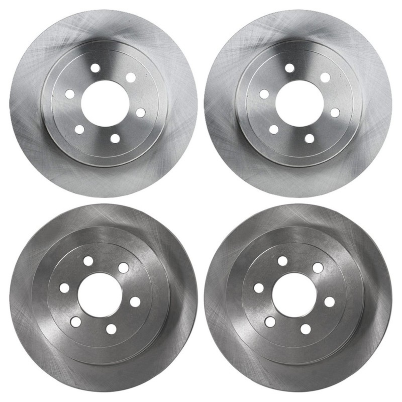 SureStop Brake Disc For Dodge Dakota 2003 2004 Front and Rear | 4-Wheel Set