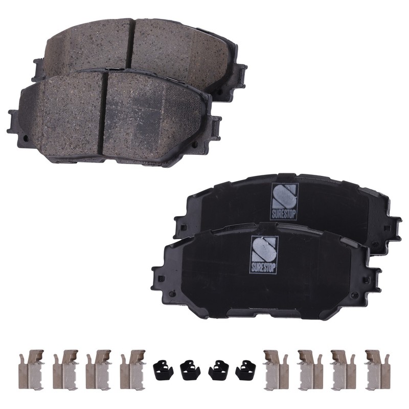 Brake Pad Set For 2009-2019 Toyota Corolla Front 2-Wheel Set FWD
