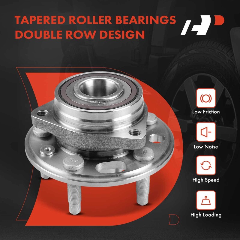 A-Premium Front Disc Brake Rotor &Pad + Hub Bearing for Chevrolet Malibu Buick gallery