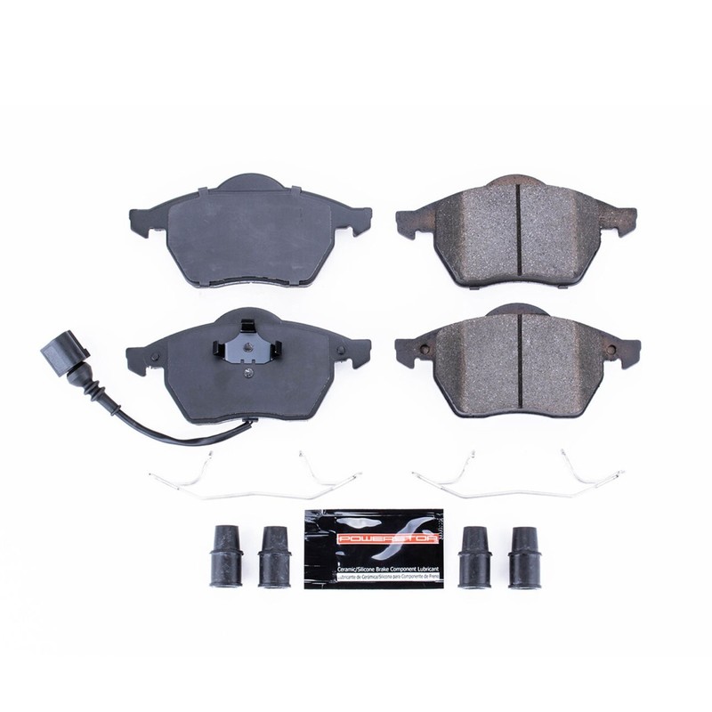Z23-687A Powerstop Brake Pad Sets 2-Wheel Set Front for VW Volkswagen Jetta Golf