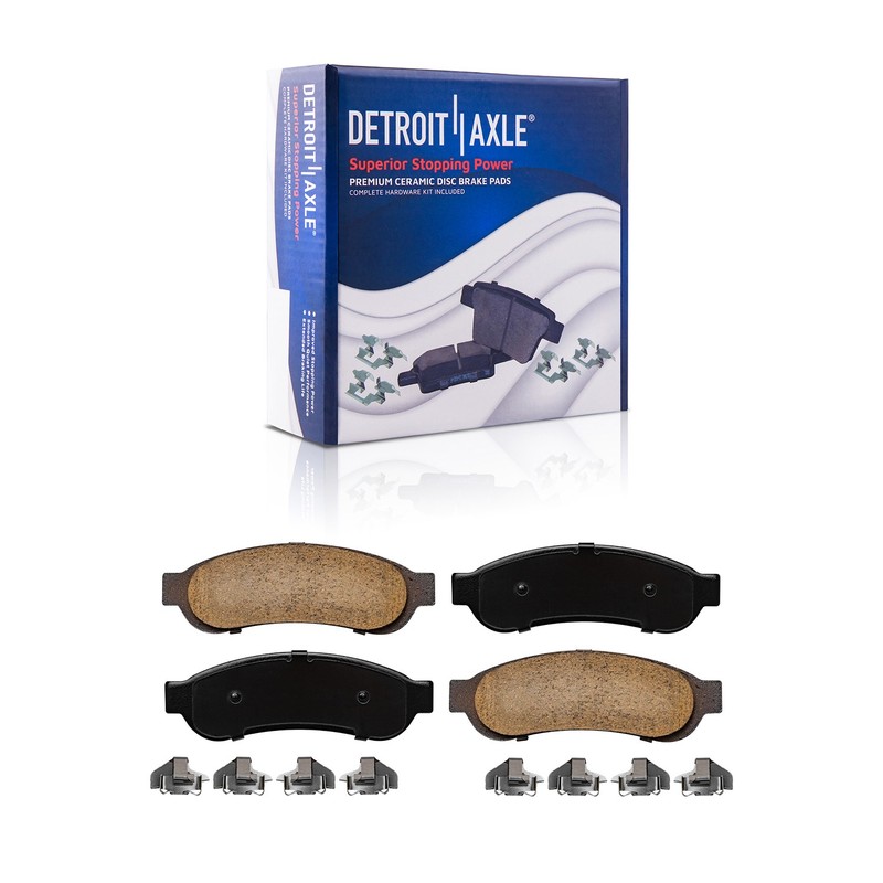2WD 8-Lug Rear Brake Pads Rotors for 2005-2012 Ford F-250 Super Duty gallery