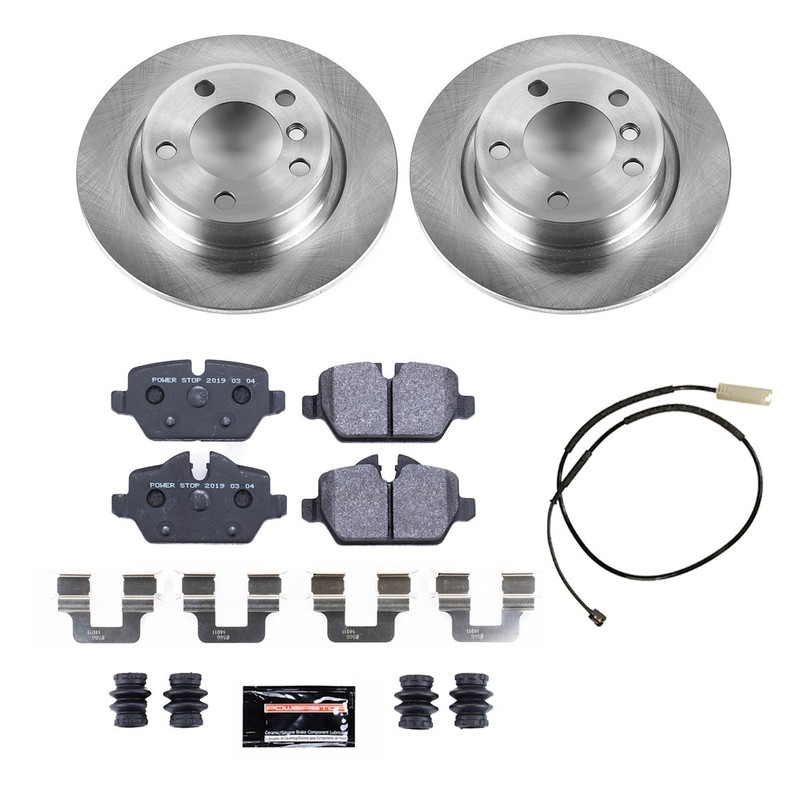 TDSK6664 Powerstop 2-Wheel Set Brake Disc and Pad Kits Rear for Mini 2011-2016 gallery