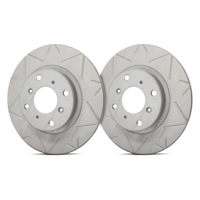 For Mercedes-Benz E350 06-16 Peak Slotted 1-Piece Rear Brake Rotors