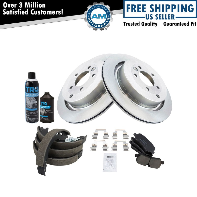 Rear Brake Pad & Rotor Kit Fits 2005-2016 Land Rover