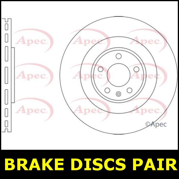 Brake Discs Pair Rear FOR AUDI A8 4N 3.0 4.0 17->ON CHOICE1/2 Hybrid Apec gallery