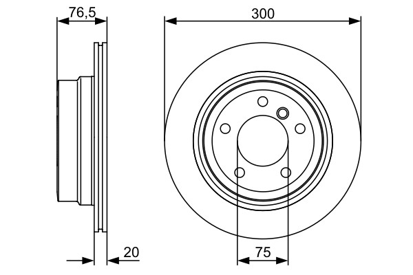 Bosch 0 986 479 496 Brake Disc for BMW gallery