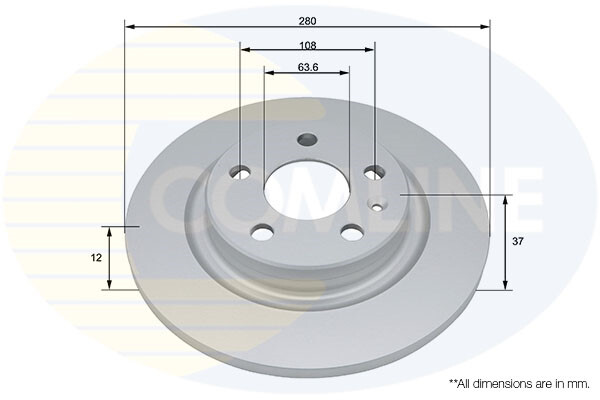 Fits Volvo XC40 2017- PV Rear Brake Disc #2 31471476 32300124 gallery