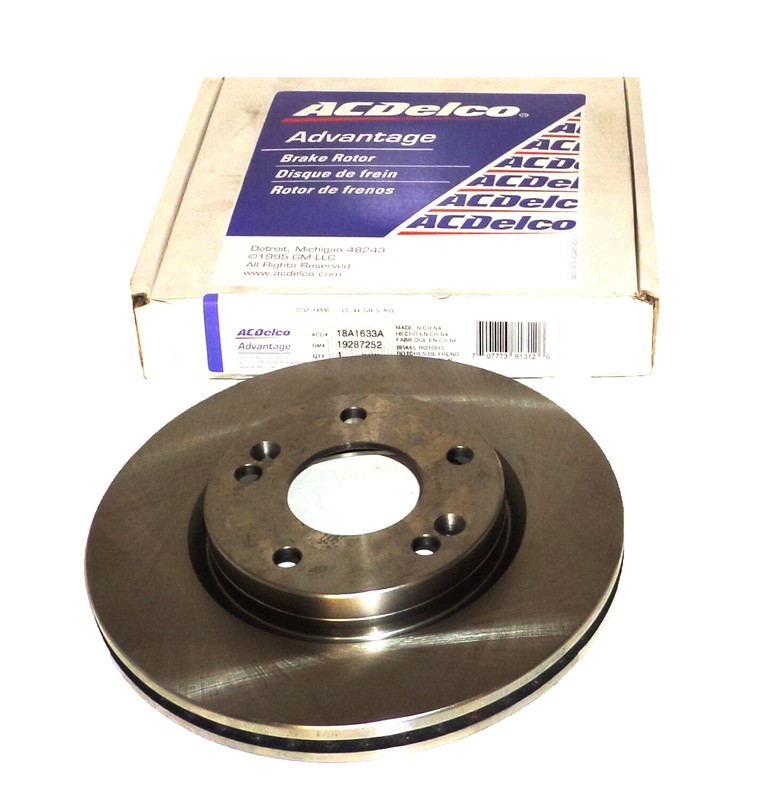 2 Vented Front Brake Rotor 18A1633A ACDelco for 2001-2006 Hyundai Santa Fe gallery