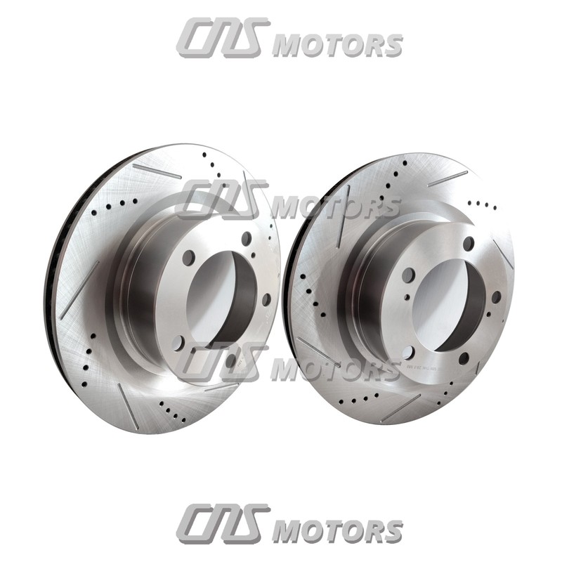 Discos de freno delanteros perforados para Toyota Sequoia 2008-2022 Tundra 07-21