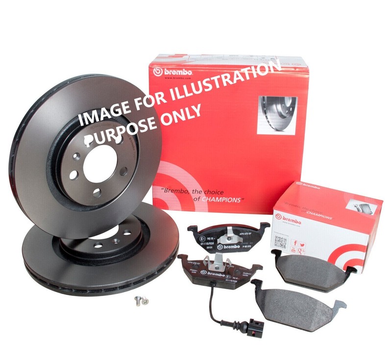 FOR SKODA Octavia 1.0 TSI 110 NX BREMBO REAR BRAKE DISCS 310MM & BRAKE PADS SET